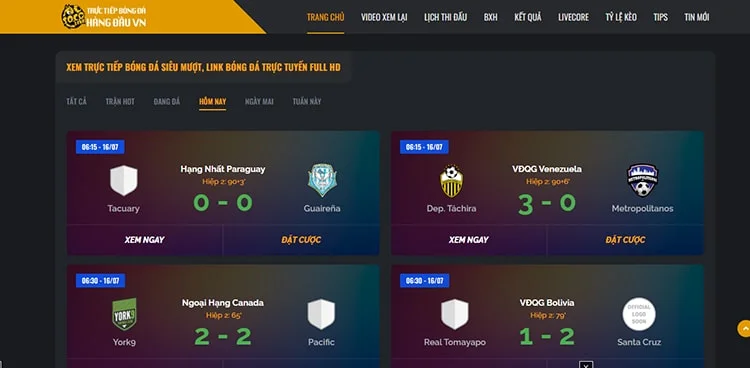 Xem kết quả socolive
