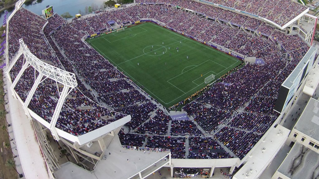Sân Camping World Stadium, nơi diễn ra trận Fluminense vs Al Hilal